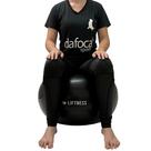 Bola de Ginástica Pilates Fisioterapia Pélvica 65cm Preto Liftness Dafoca Sports