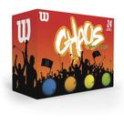 Bola de Golfe Wilson Chaos - Pacote com 24 Unidades
