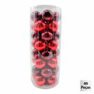 Bola de Natal 40 Pcs 5cm Tubo Decor Lisa Glitter