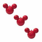 Bola De Natal CABEÇA MICKEY 6CM VERMELHO - 3 PEÇAS Bola De Natal CABEÇA MICKEY 6CM VERMELHO - 3 PEÇAS