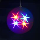Bola De Natal Com Led RGB Pisca Pisca Enfeite Natal - GrupoShopMix