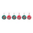 Bola de Natal Decorada - Mickey e Minnie - 6cm - 6 unidades - Cromus - Rizzo Bola de Natal Decorada - Mickey e Minnie - 6cm - 6 unidades - Cromus - Rizzo