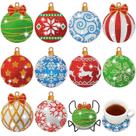 Bola de Natal Diamond Art Coasters FairySandy, 10 unidades