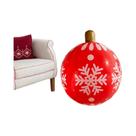 Bola De Natal Inflável De PVC De 24 Polegadas Com Luzes E Controle Remoto, Decoração Gigante De