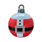 Bola De Natal Inflável De PVC De 40cm Para Decoração De Jardim, Quintal E Varanda