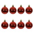 Bola de Natal vermelha metalizada 3 cm 8 unidades Bola de Natal vermelha metalizada 3 cm 8 unidades