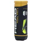 Bola de Padel Head Pro S Tubo com 03 Unidades Bola de Padel Head Pro S Tubo com 03 Unidades