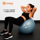 Bola de Pilates 65cm Yoga e Abdominal Com Bomba Gallant (GBP65AECBA-AZ)