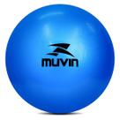 Bola de Pilates Overball Azul 25cm Muvin para Treino Funcional Yoga Alongamento e Fisioterapia