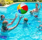 Bola de praia inflável Shxx Beach Ball para crianças - pacote com 1
