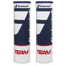Bola de Tênis Babolat Team All Court Tubo em Lata com 4 Bolas Pack com 02 Tubos Bola de Tênis Babolat Team All Court Tubo em Lata com 4 Bolas Pack com 02 Tubos
