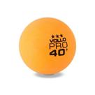 Bola de Tênis de Mesa Laranja 3 Estrelas 6 Unidades Vollo