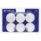 Bola de Tênis de Mesa Vollo 1 Estrelas com 06 Bolas Branca Bola de Tênis de Mesa Vollo 1 Estrelas com 06 Bolas Branca