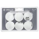 Bola de Tênis de Mesa Vollo 3 Estrelas com 06 Unidades Branca Bola de Tênis de Mesa Vollo 3 Estrelas com 06 Unidades Branca