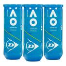 Bola de Tênis Dunlop Australian Open - Pack com 03 Tubos