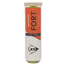 Bola de Tênis Dunlop Fort Clay Court Tubo Com 04 Bolas