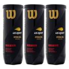 Bola de Tênis Wilson US Open Regular Duty (Pack Com 3 Tubos)