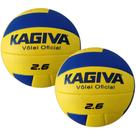 Bola De Vôlei Kagiva 2.6 Super Macia Kit 2 Bolas