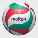 Bola de Vôlei Molten Volleyball Verde e Vermelha