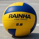 Bola de Vôlei Oficial Rainha 2.8 Macia Quadra Praia Cor:Amarelo+Azul Bola de Vôlei Oficial Rainha 2.8 Macia Quadra Praia Cor:Amarelo+Azul