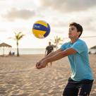 Bola de Vôlei Oficial Tamanho 5 para Praia e Quadra Resistente Alta Durabilidade