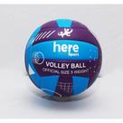 Bola de voleibol composição pu tamanho oficial 5 cor azul e roxo 2.7 mm