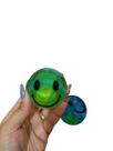 BOLA DIVERTIDA COM LUZ CARINHA OU GILTTER unidade