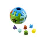 Bola Educativa Com Encaixe de Formas Geométricas Desenvolvimento Infantil e Coordenação Motora Bola Educativa Com Encaixe de Formas Geométricas Desenvolvimento Infantil e Coordenação Motora