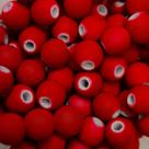 Bola Emborrachada Vermelha 8mm 360 Bolinhas de Borracha Para Terço Pulseira Colar Bijuterias