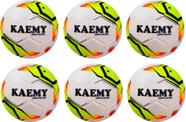 Bola Futebol Campo Nº04 Juvenil Com 06 Unidades Kaemy ML95