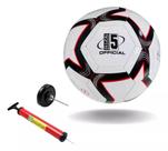 Bola Futebol Oficial Costurada Campo E Society + Bomba De Ar Bola Futebol Oficial Costurada Campo E Society + Bomba De Ar