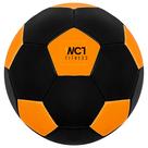 Bola Futebol Preto Laranja Florescente Neon Esporte Treinamento Criança Adulto WCT Fitness