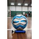 Bola Futsal Azul + Bomba Inflar - Jogo Perfeito