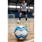 Bola Futsal Profissional Azul e Preta - Jogo Intenso