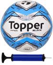 Bola Futsal Topper Slick Azul + Bomba de Ar Bola Futsal Topper Slick Azul + Bomba de Ar