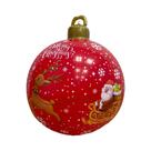 Bola Inflável Gigante De Natal De 60cm Para Decoração De Jardim, Balão Pendente Para Feriados Ao Ar