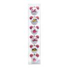 BOLA LACO/SAPATO MINNIE VERMELHO/BRANCO 6cm (DISNEY) JG C/6 PC