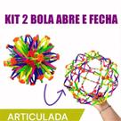 Bola Mágica Maluca Divertida Expansível Abre E Fecha Ao Lançar -