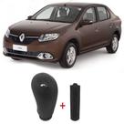 Bola Manopla Câmbio Preta Ré para Trás Renault Logan/Sandero/Duster/Megane - Nat 600504