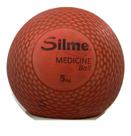 Bola Medicine Ball 5 KG vermelha - SILME