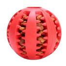 Bola Multifuncional Escova Mordedor Porta Petisco Pet Ball Cachorro Gato