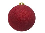 Bola N6 Vermelha c/Glitter c/4 4840 Sonatal