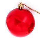 Bola Natal Gigante 25cm Vermelha Grande Brilhante Enfeite Pendente Árvore Decoração Natalina