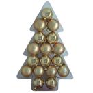 Bola Natalina Toulon 5cm X 17pcs