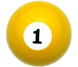 Bola Numero 1 Um Sinuca Bilhar Snooker Numerada