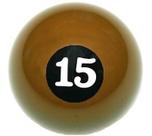 Bola Numero 15 Quinze Sinuca Bilhar Snooker Numerada