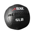 Bola p funcional med ball de couro reforçado 6 lb wall ball