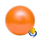 Bola Pilates Suíça 75cm Laranja Com Bomba AntiEstouro 200kg Yoga
