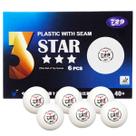 Bola Ping Pong 3 Estrelas Kit 6 Uni Bolinhas Tenis Mesa Esporte Recreaçao Ar Livre Escola Clube Treino
