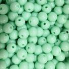 Bola Plástica Leitosa Miçanga 8mm 100g 400 Bolinhas Sortidas